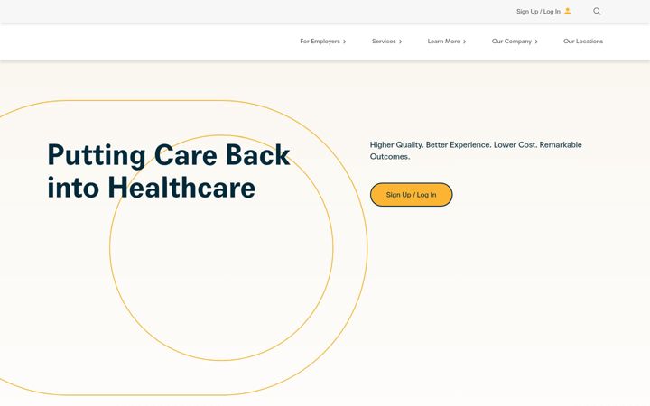 Captura de ecrã de crossoverhealth.com