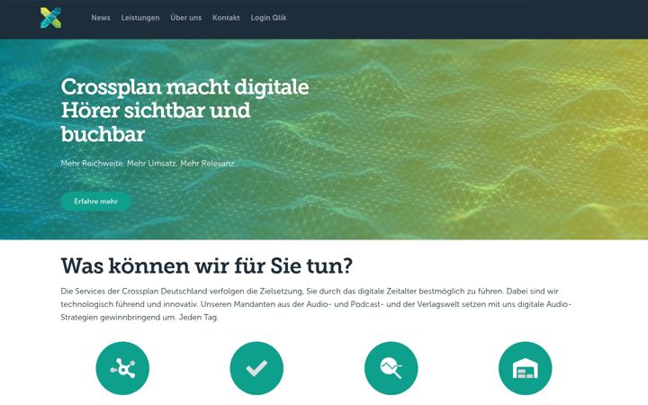 Screenshot of crossplan-deutschland.de
