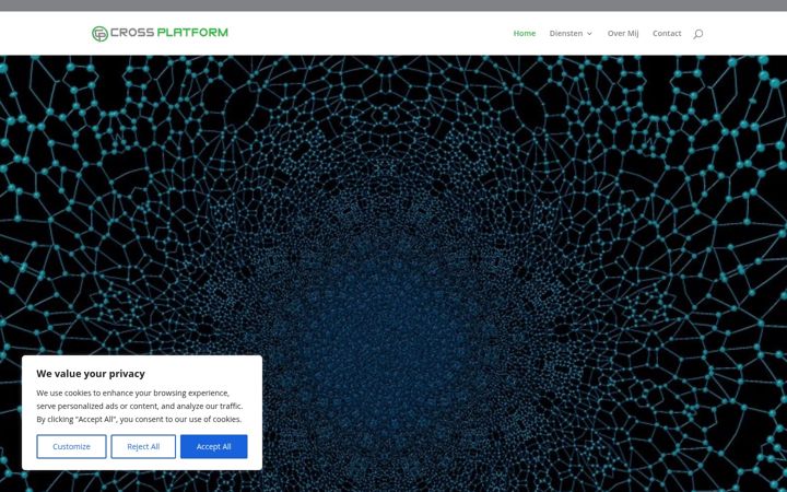 Screenshot of crossplatform.nl