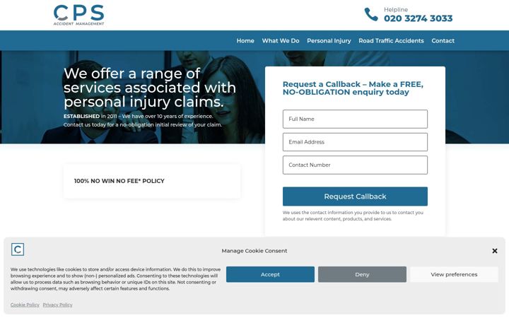 Screenshot of crosspointservices.co.uk