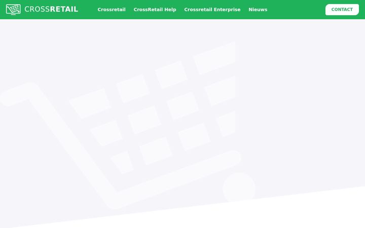 Zrzut ekranu crossretail.nl
