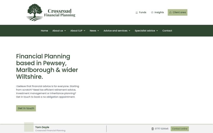 Екранна снимка на crossroadfp.co.uk