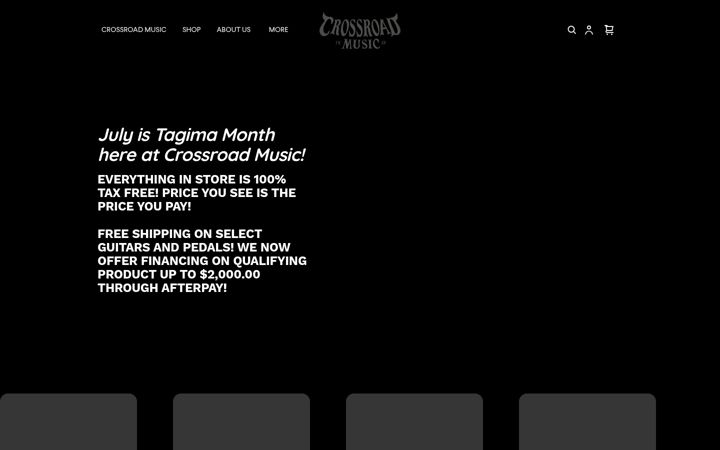 Екранна снимка на crossroadmusic.ca