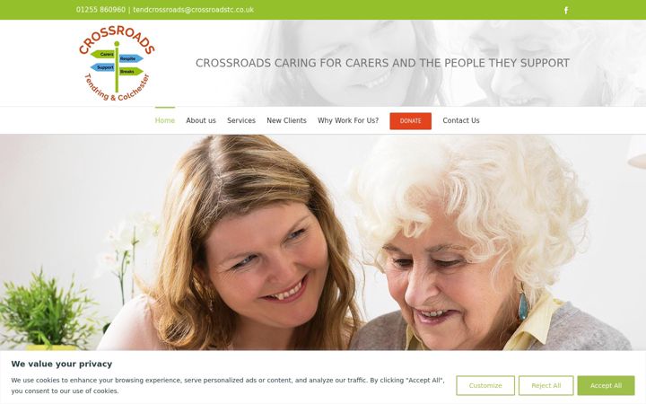 Screenshot of crossroadstc.co.uk