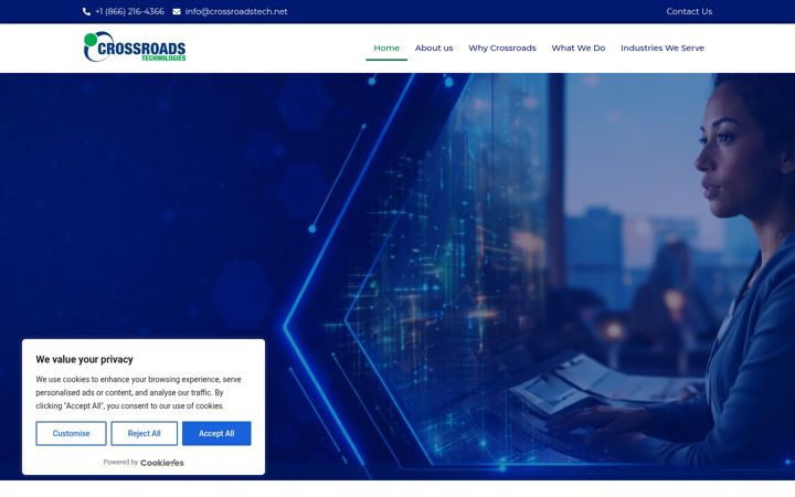 Screenshot of crossroadstech.net