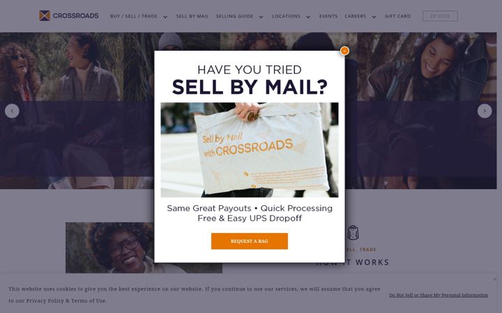 Screenshot of crossroadstrading.com