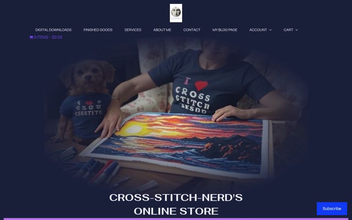 Screenshot di crossstitchnerd.org