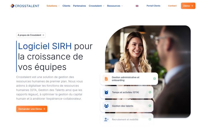 Screenshot of crosstalent.com