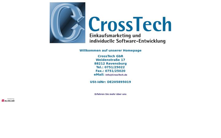 Screenshot of crosstech.de