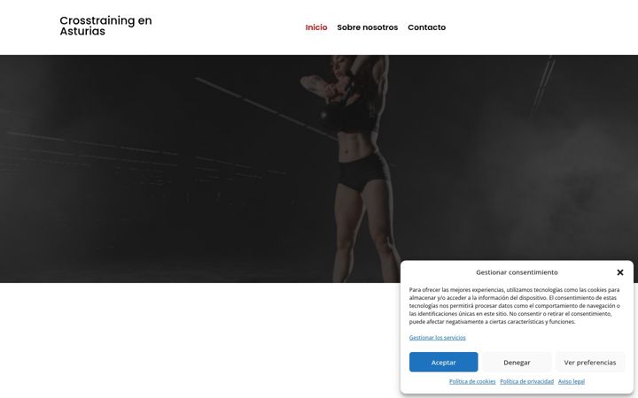 Screenshot of crosstrainingasturias.es