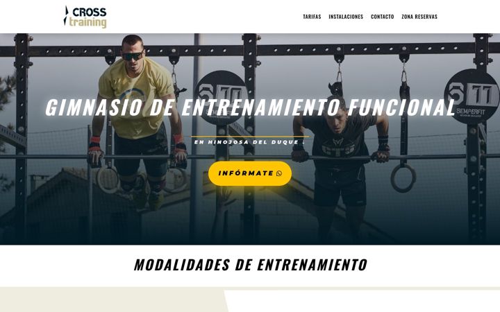 Screenshot of crosstrainingrockbox.com
