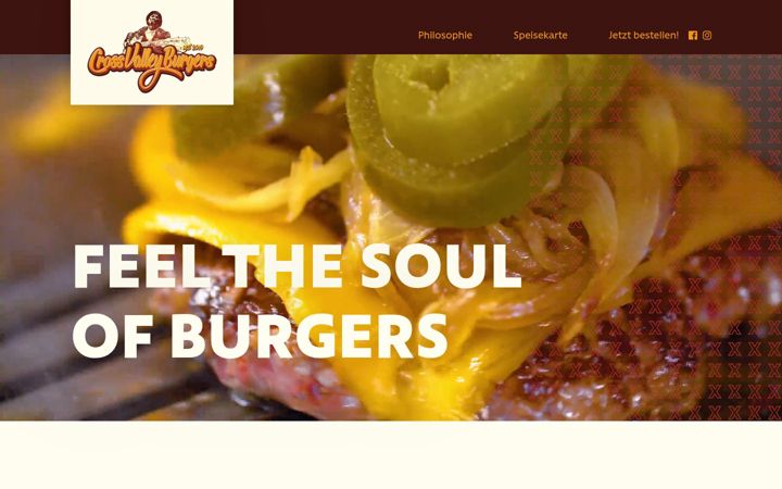 Screenshot of crossvalleyburgers.de