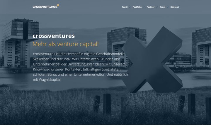 Screenshot of crossventures.de
