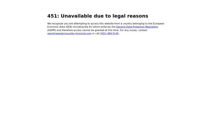 Screenshot of crossville-chronicle.com