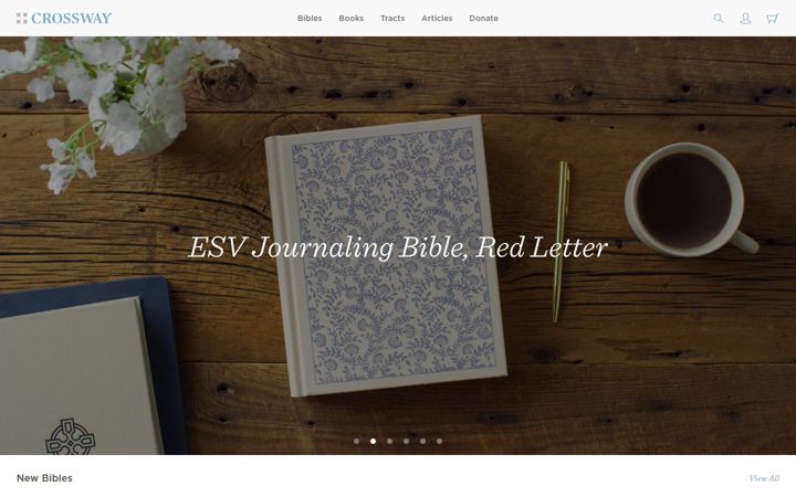 Screenshot του crossway.org