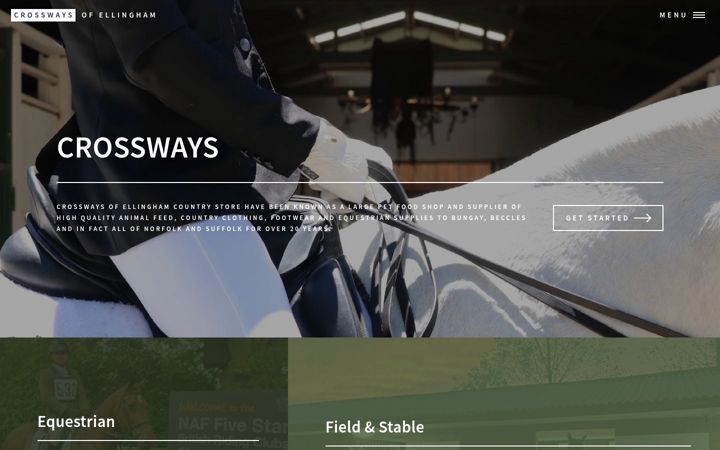 Screenshot of crosswaysofellingham.co.uk