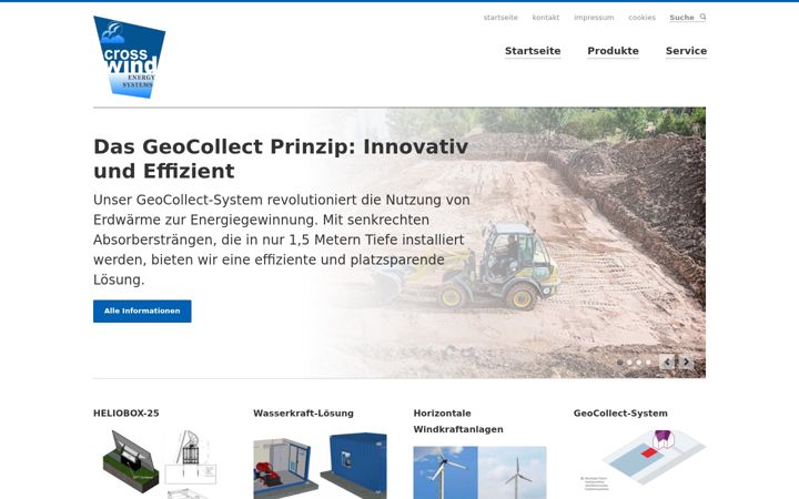 Screenshot of crosswind-franken.com