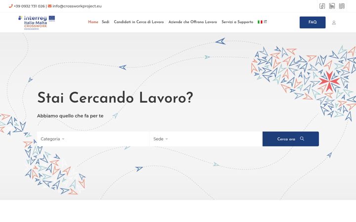 Екранна снимка на crossworkjobs.eu