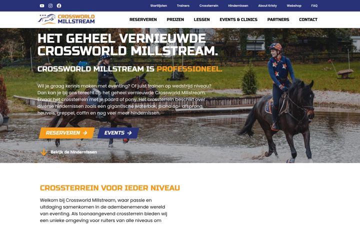 Zrzut ekranu crossworldmillstream.nl