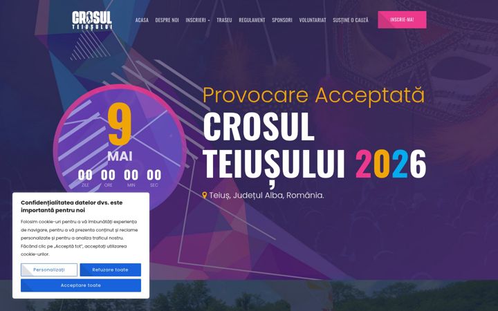 Screenshot of crosulteiusului.ro