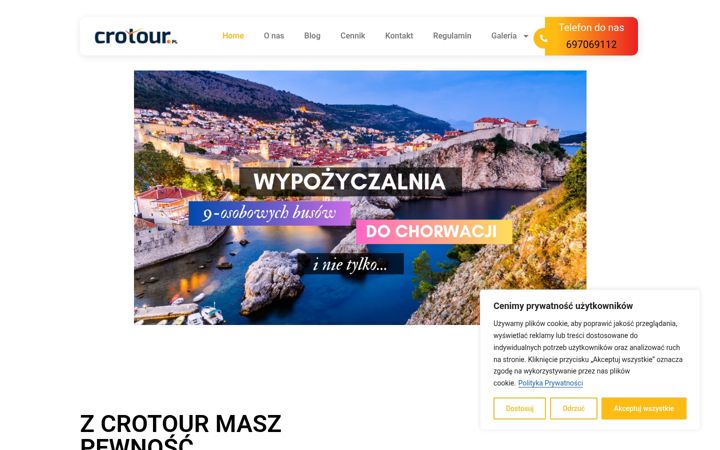 Screenshot of crotour.pl