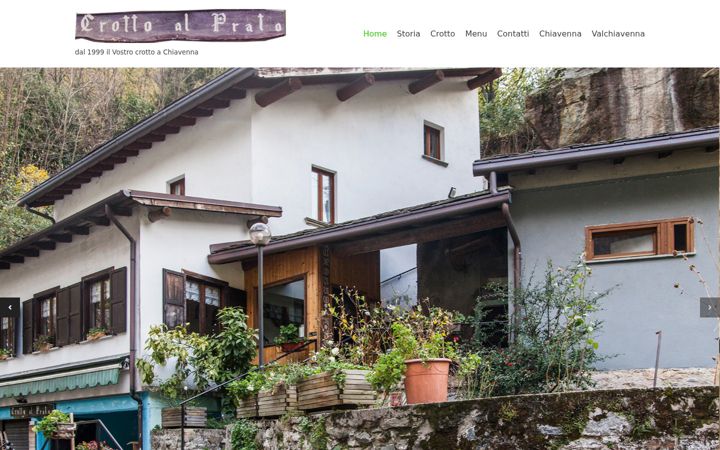 Kuvakaappaus sivustosta crottoalprato.it