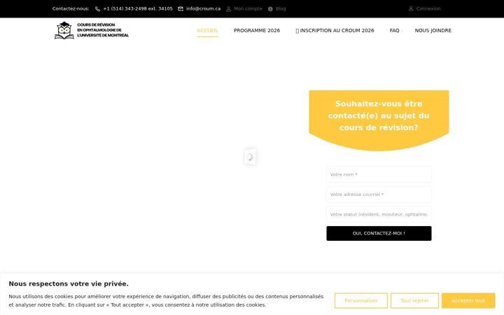 Screenshot of croum.ca