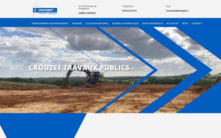 Screenshot of crouzet-et-fils.fr