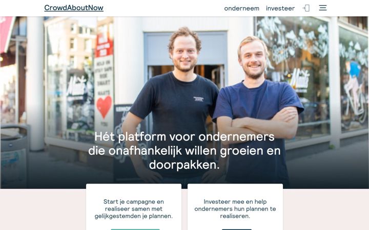 Zrzut ekranu crowdaboutnow.nl