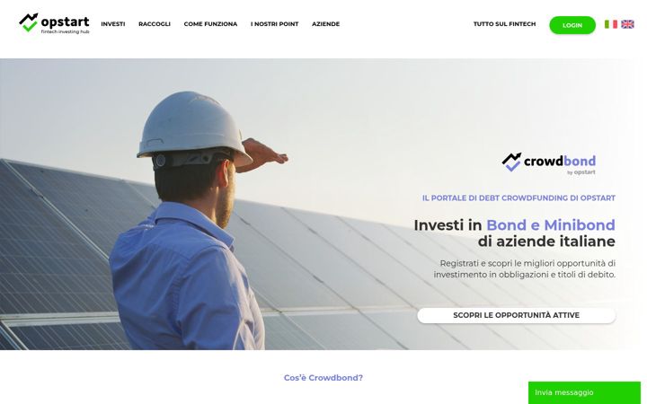 Screenshot of crowdbond.it