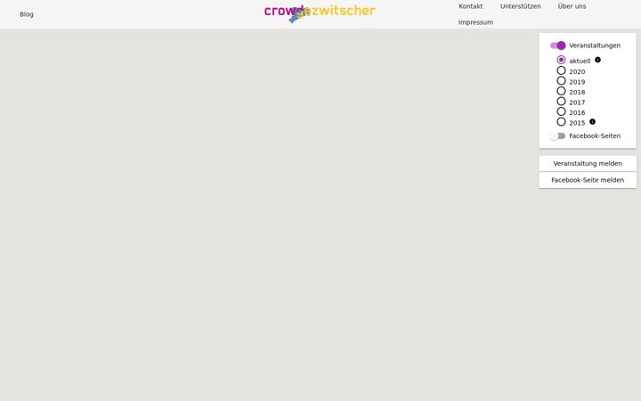Screenshot of crowdgezwitscher.de