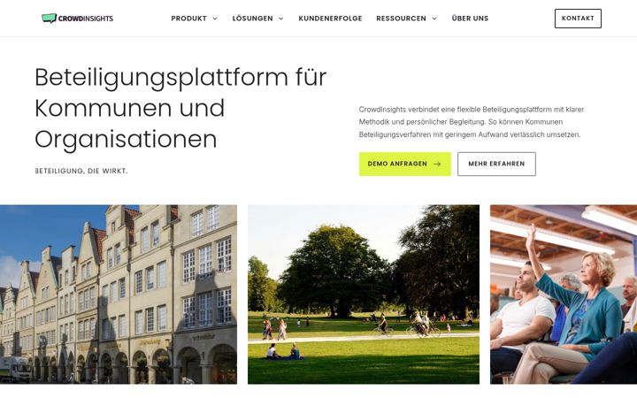 Screenshot of crowdinsights.de