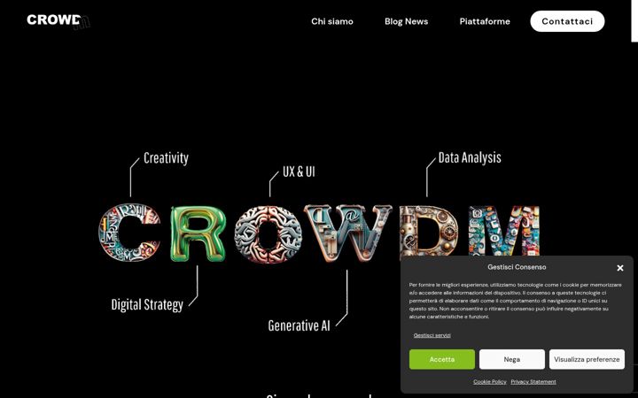 Screenshot of crowdm.it