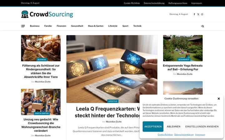 Screenshot of crowdsourcing.org
