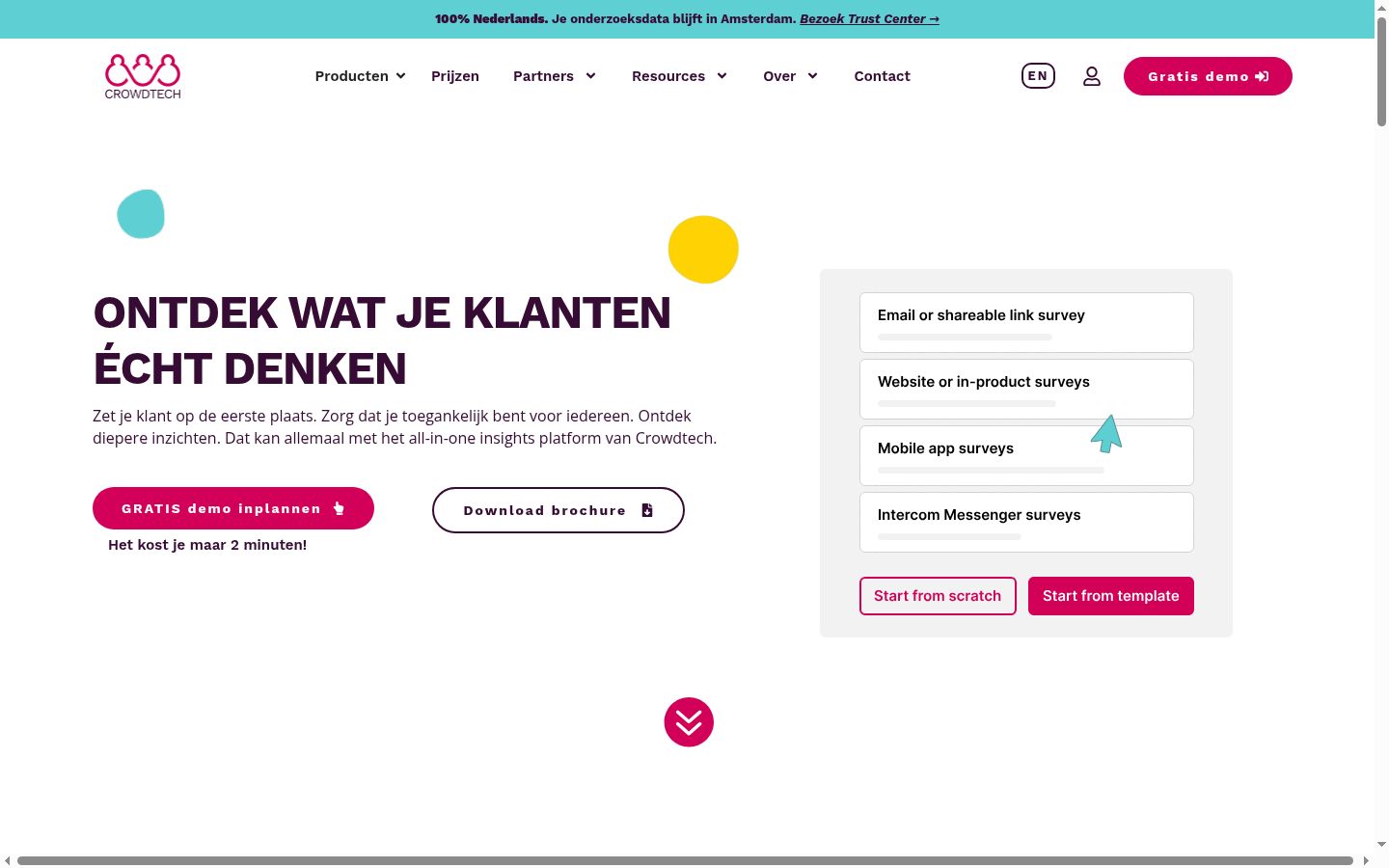 Sutikimo reklamjuostės, rodytos prieš bet kokią sąveiką, ekrano kopija