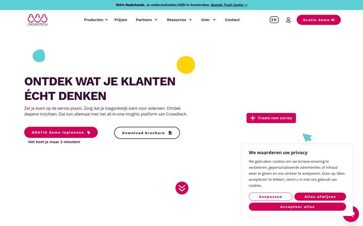 Screenshot of crowdtech.nl
