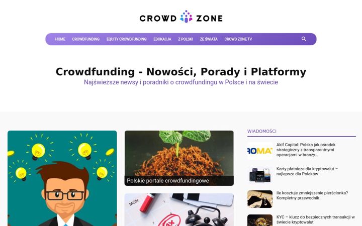 Screenshot of crowdzone.pl