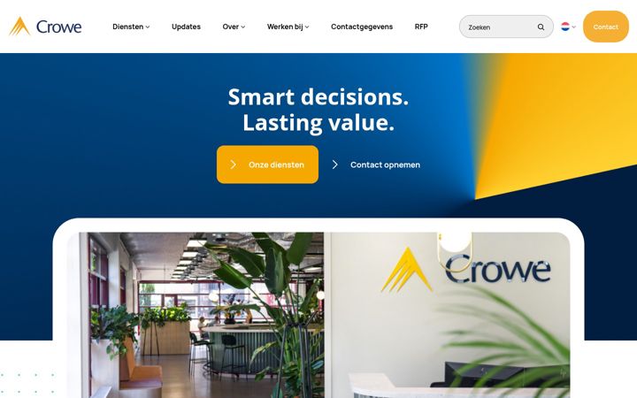 Screenshot of crowe-peak.nl
