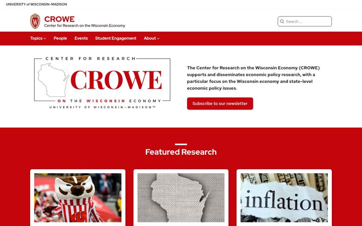 Ekrano kopija crowe.wisc.edu