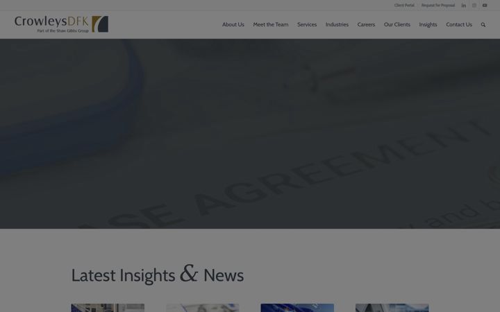 Screenshot of crowleysdfk.ie