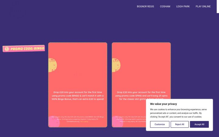 Screenshot ta' crown-bingo.co.uk