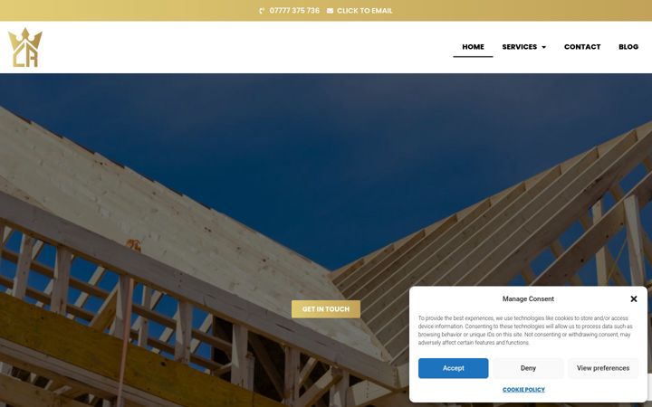Screenshot ta' crown-roofing-solutions.co.uk