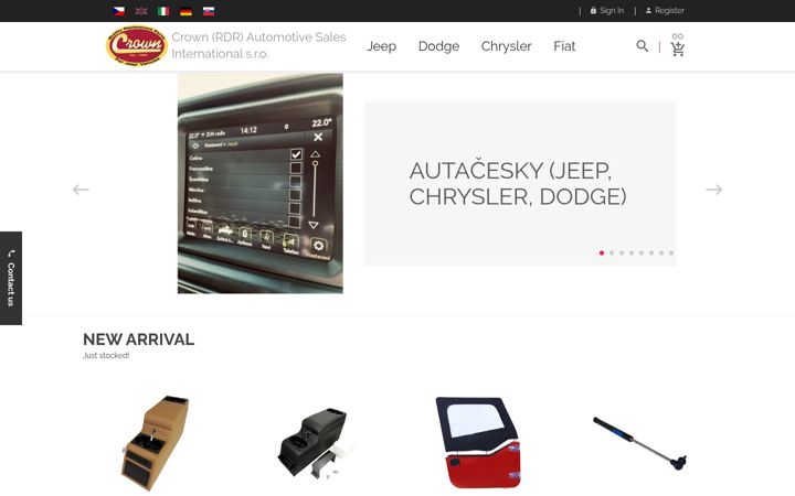 Skjámynd af crownauto.us