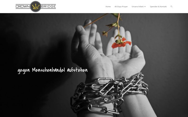 Screenshot von crownbridge.org
