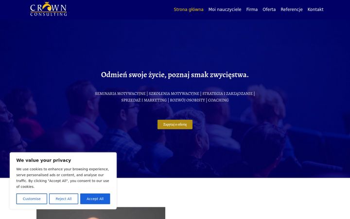 Screenshot of crownconsulting.pl