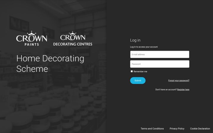 Екранна снимка на crowndecscheme.co.uk