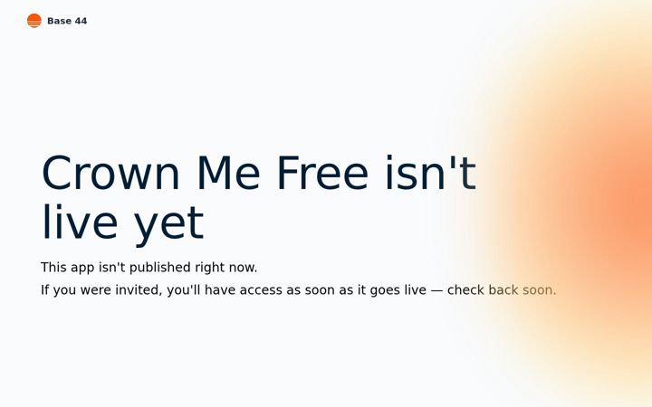 Screenshot of crownmefree.com