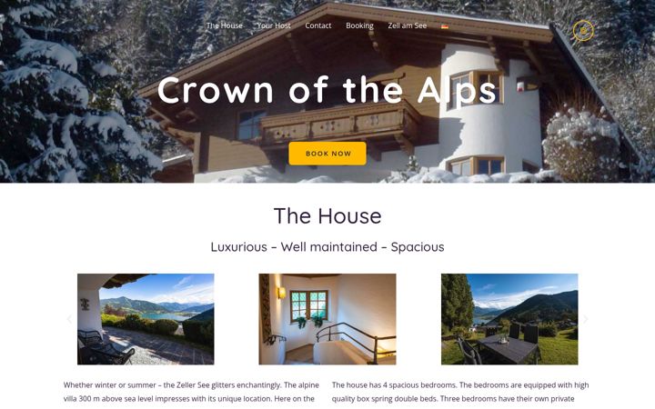 Screenshot of crownofthealps.com