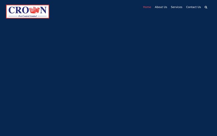 Screenshot of crownpestcontrol.co.uk