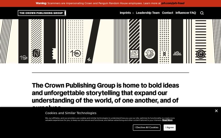 Screenshot di crownpublishing.com